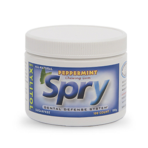 Spry Xylitol Chewing Gum - Peppermint - 100ct